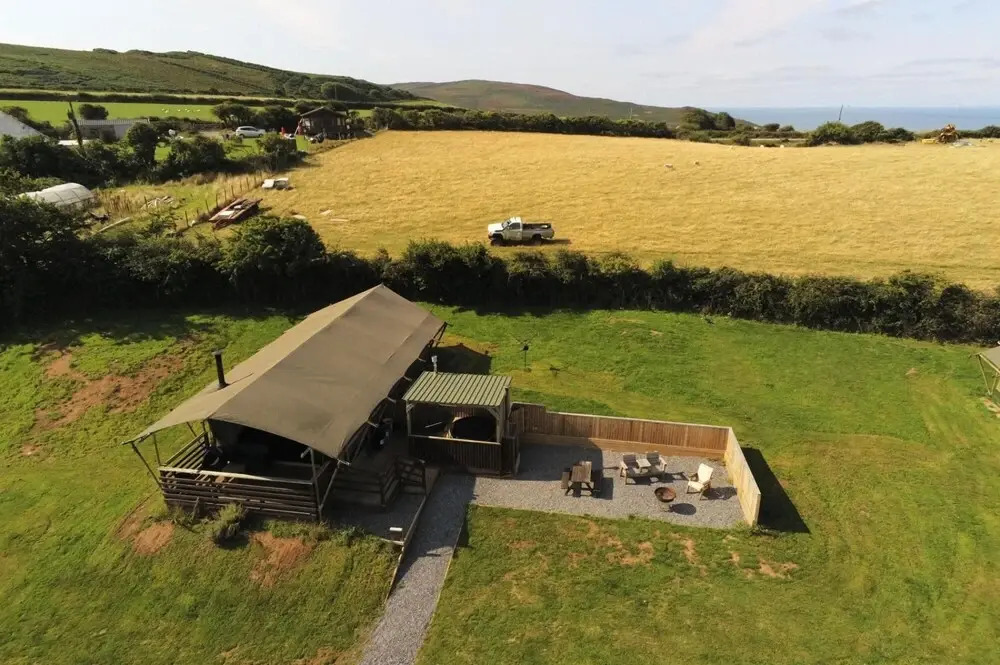 Worms Head - Safari Glamping Tent - Llangennith