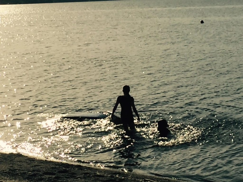 Les pieds dans le sable