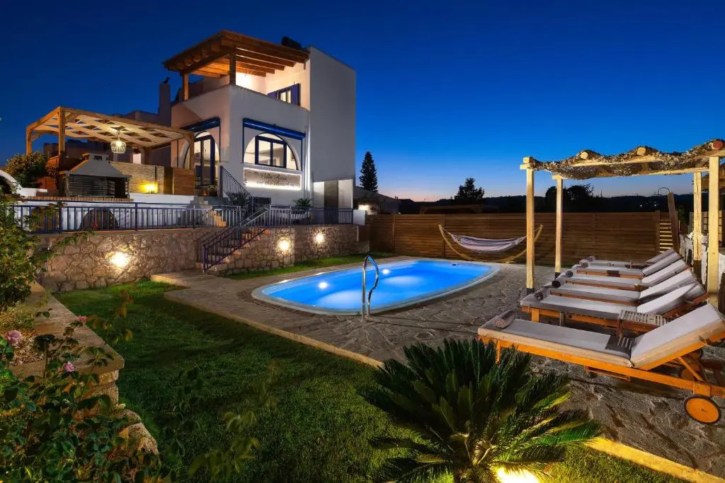 Villa Rose on the beach