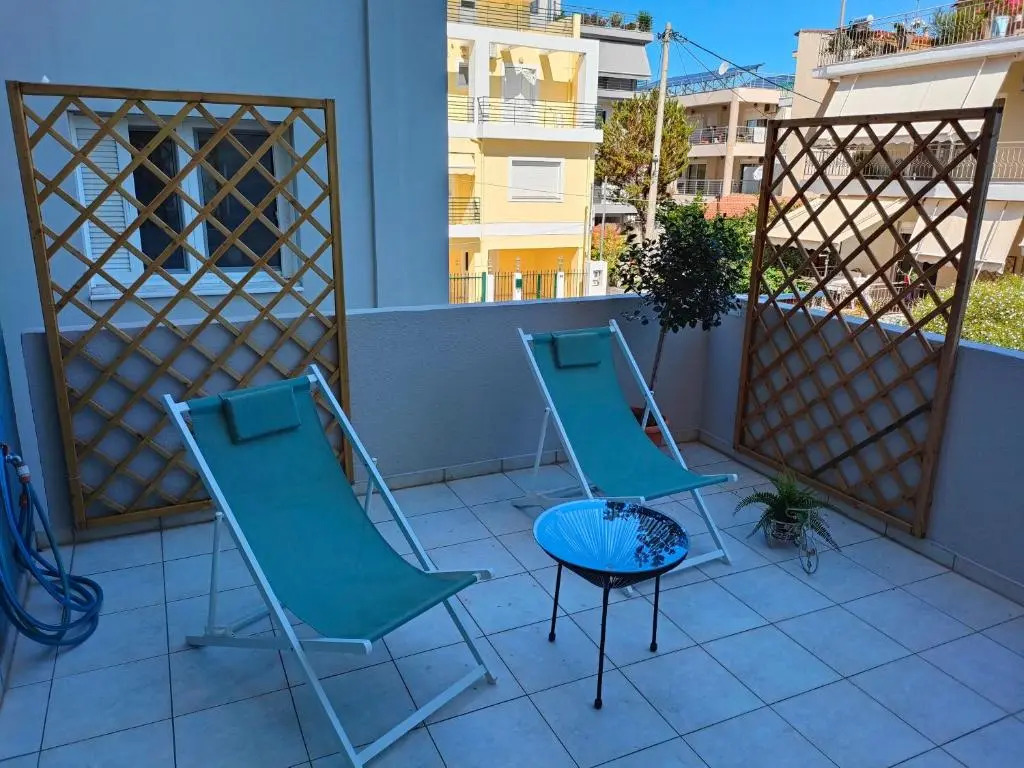Studio Manolia on the beach