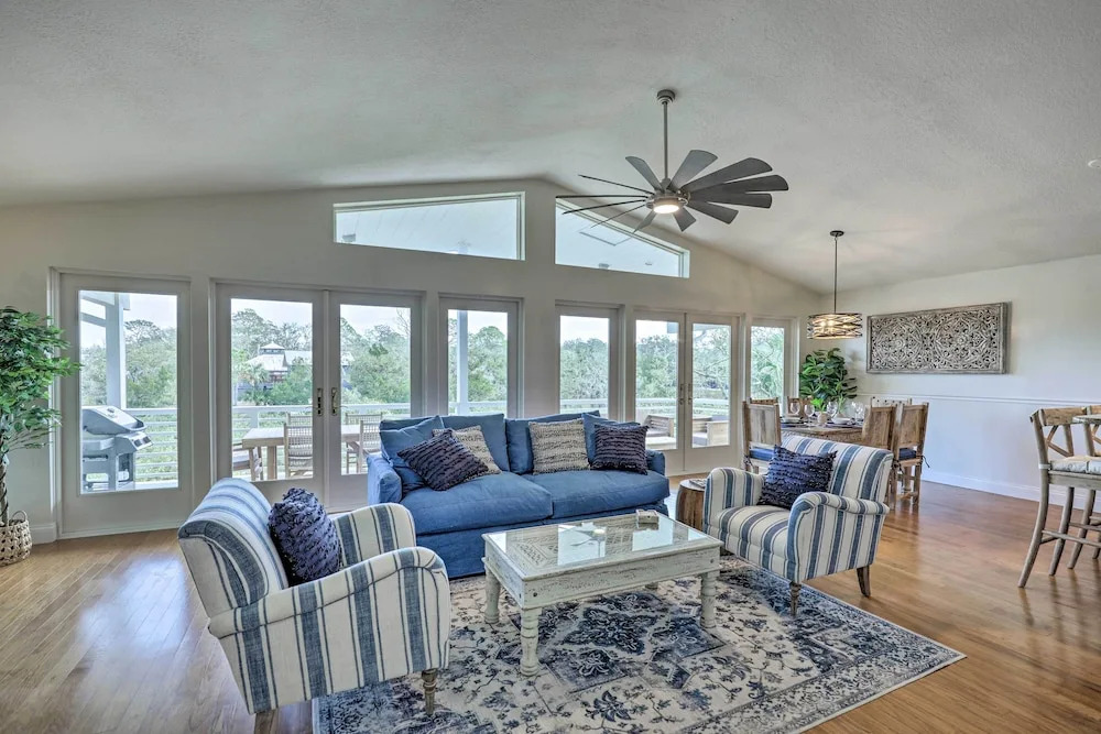 St Augustine Home w/ Swim Spa & Marsh Views!