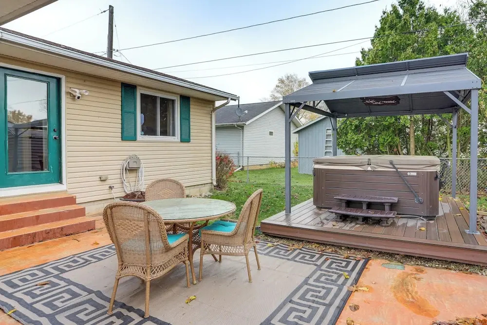 Walk to Sandusky Bay: Home w/ Hot Tub & Fire Pit!