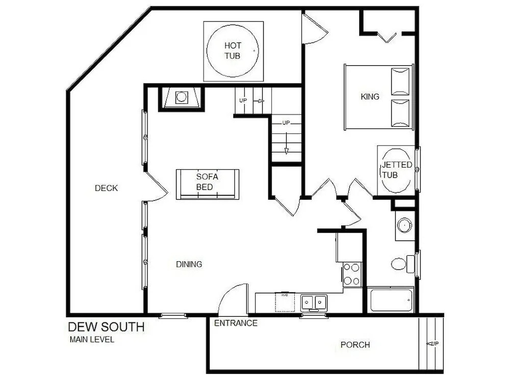 Dew South 2 Bedroom Home with Hot Tub