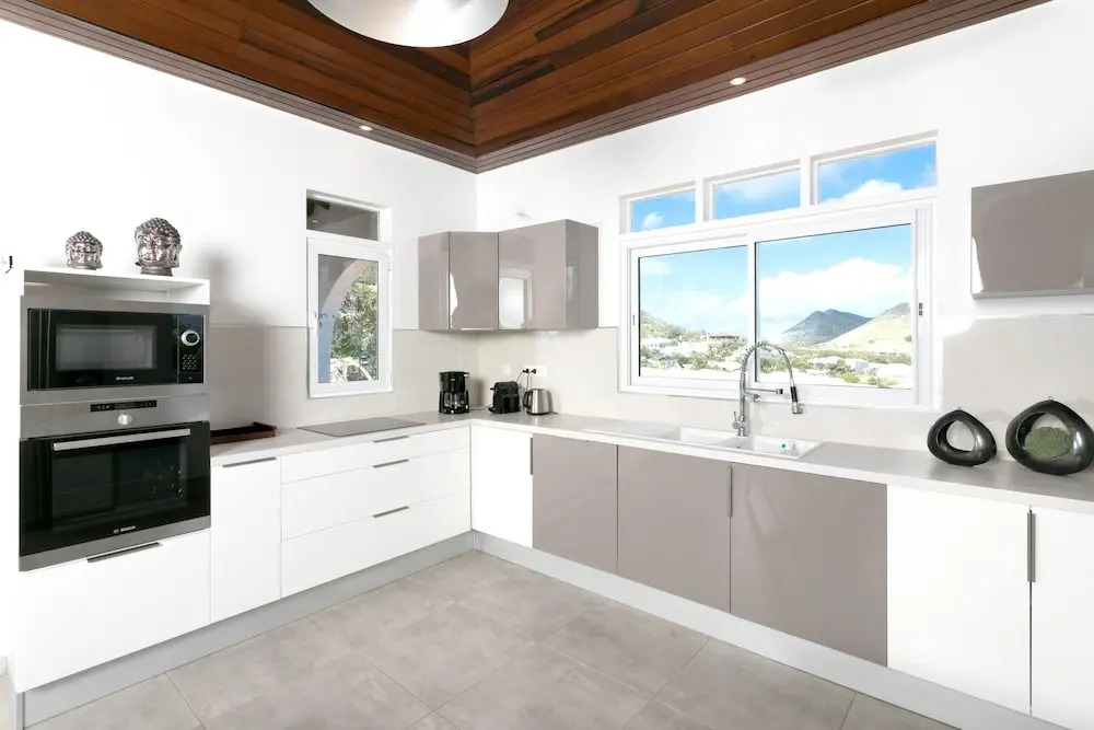 Villa With 3 Bedrooms in ST Martin, With Wonderful sea View, Private P