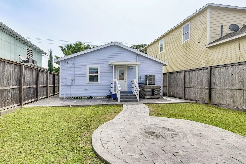 Steps to Seawall: Fenced Family Home in Galveston!