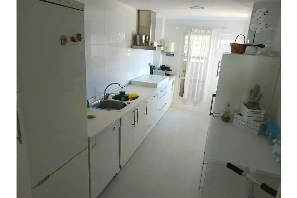 House with 3 bedrooms in Roquetas de Mar with wonderful sea view shared pool furnished terrace 75 m from the beach