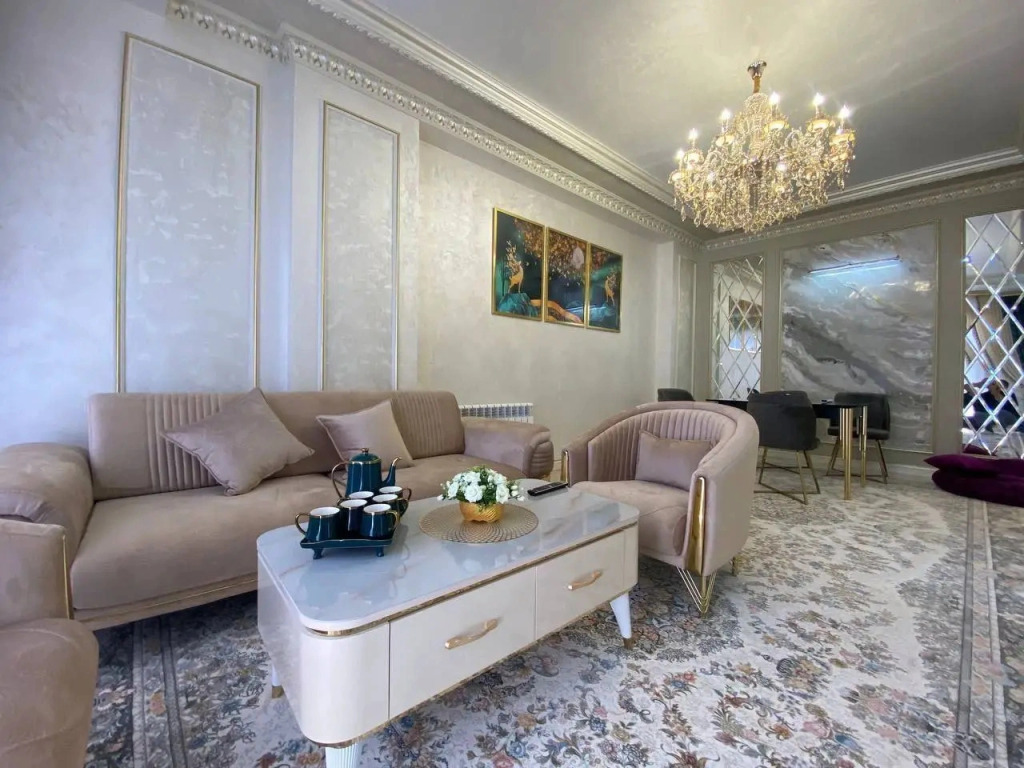 Апартаменты Khrustalny Dom | 2-Komnatnye Apartamenty S Vidom Na Fontan | Tashkent City Gardens