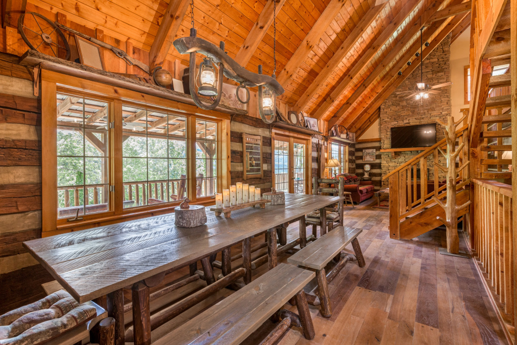 Hand Hewn Hideaway Stunning Gatlinburg Cabin with Hot Tub Table Games and Outdoor Oasis