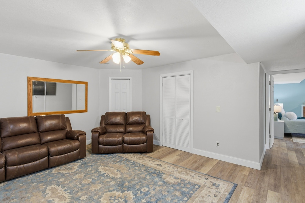 Spacious Lakefront Home w/ Private Dock, Decks, Game Room & Firepits at the 12mm