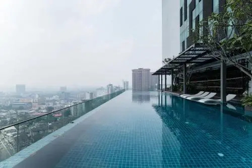 2bedroom 3min walk to bukit bintang 2 rooftop pool