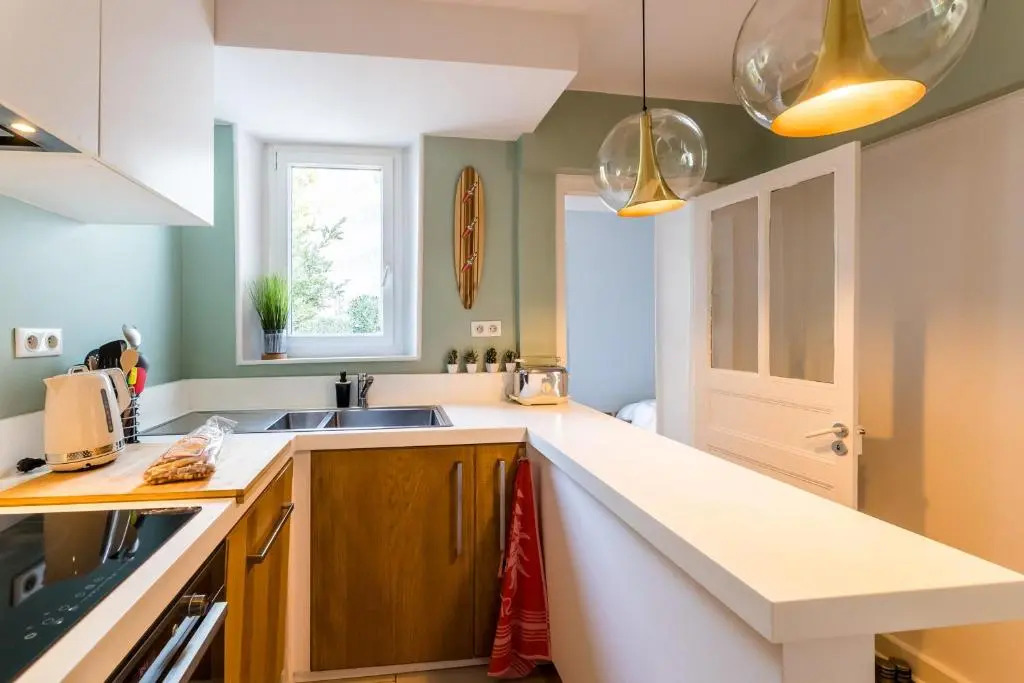 POP KEYWEEK Apt 3 bedrooms with terrace & parking Biarritz city center