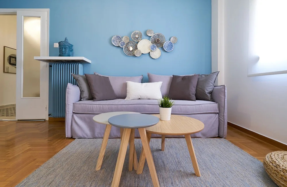 Blue Oasis In The Heart Of Koukaki
