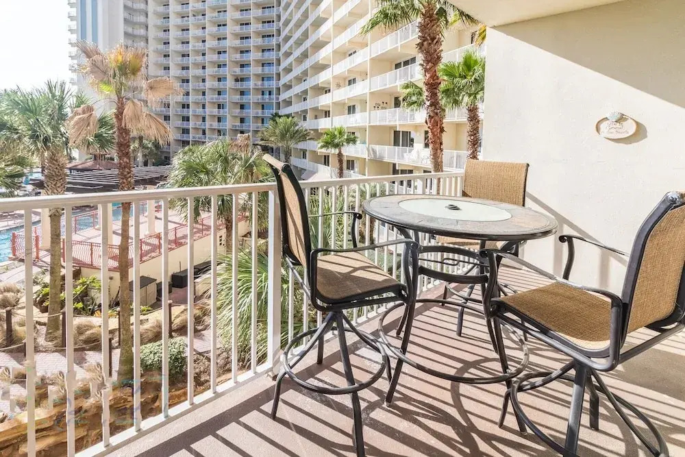 Shores Of Panama 318 - Nice 2bd, Sleeps 8! Great View! Reserved 3rd Floor Parking Space! 2 Bedroom Condo by RedAwning