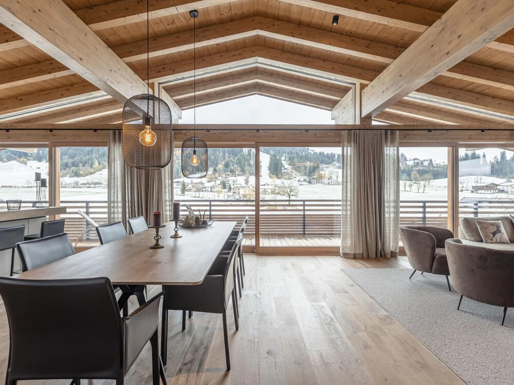 Penthousesuite Kr ndl mit Kamin Westendorf