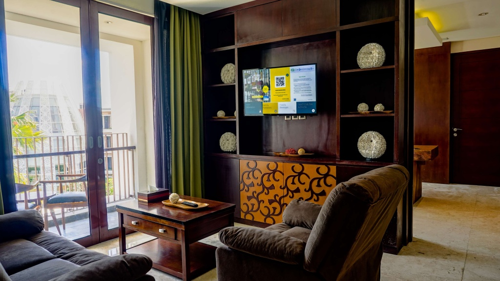 Двухместный люкс Presidential (двуспальная кровать) в Golden Tulip Jineng Resort Bali