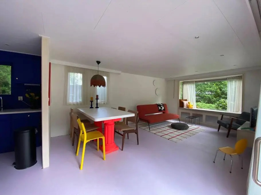 Kleurrijk huisje voor 5-personen op de Veluwe