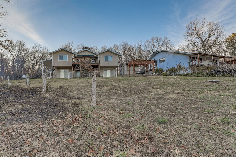 Waterfront Cherokee Village Home w/ Private Dock