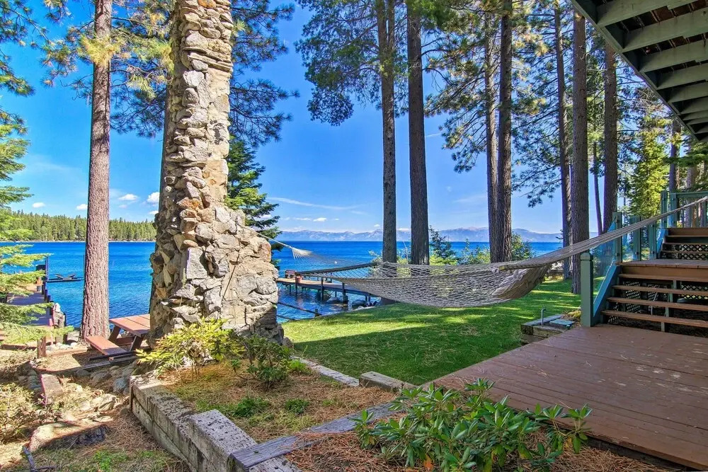 Dock Access & Hot Tub: Waterfront Meeks Bay Home