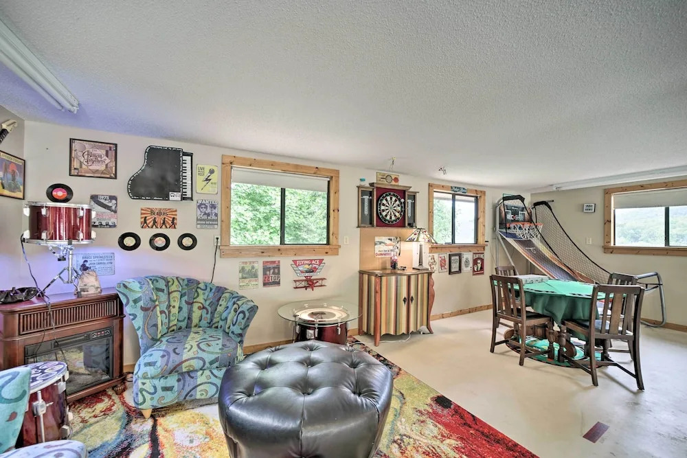 Mountain Views & Deck: Spacious Bryson City Home!
