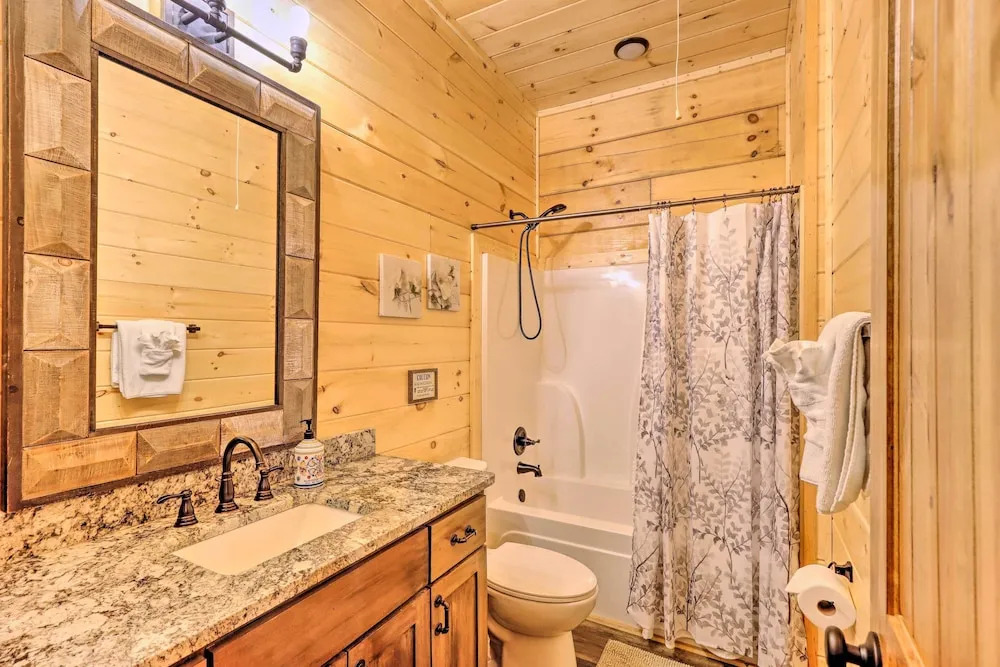 Coosawattee River Resort Cabin w/ Private Hot Tub!