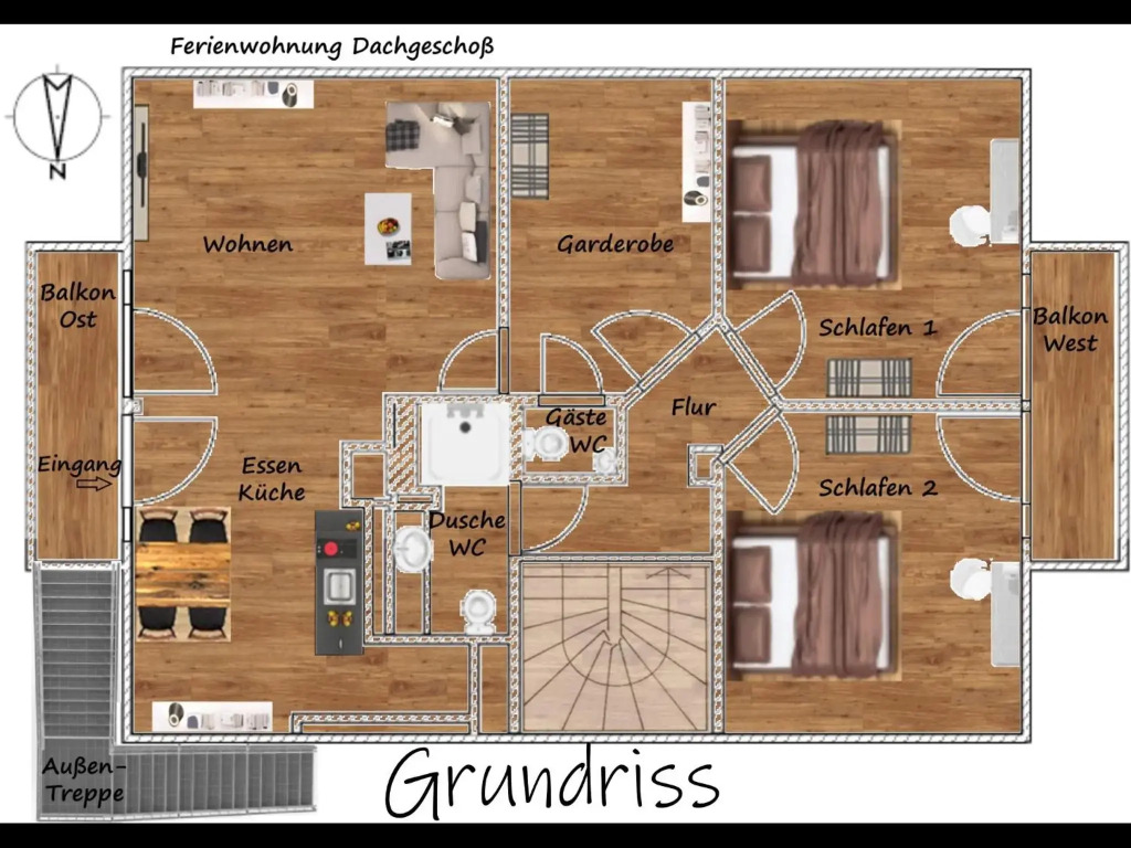BESTE ZEIT Ferienwohnung