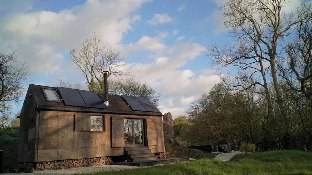 Off-grid Cork Cabin With It's Own Island
