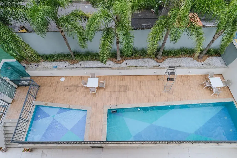 Apto com Piscina Wifi Ar-condicionado e Garagem