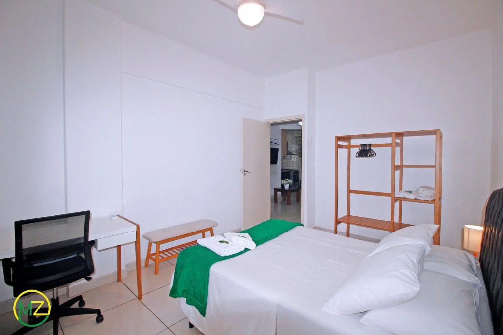 ótimo 2 Quartos Na Quadra Da Praia Para 6 Pessoas