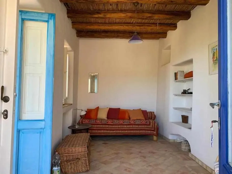 House Il Mandarino, terrace overlooking the sea