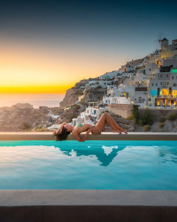 Old Castle Oia by Mr and Mrs White