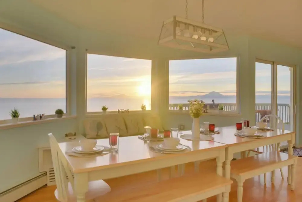 Oceanfront Kenai Villa w/ Fireplace & Deck