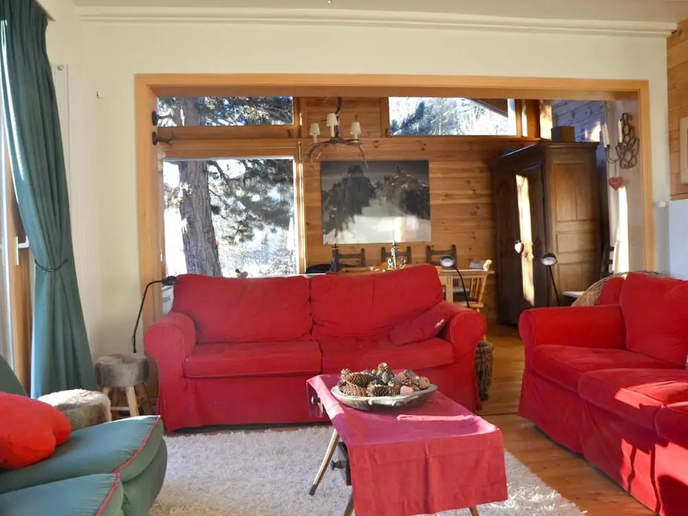 Chalet With 4 Bedrooms in Anzère, With Wonderful Mountain View, Furnis