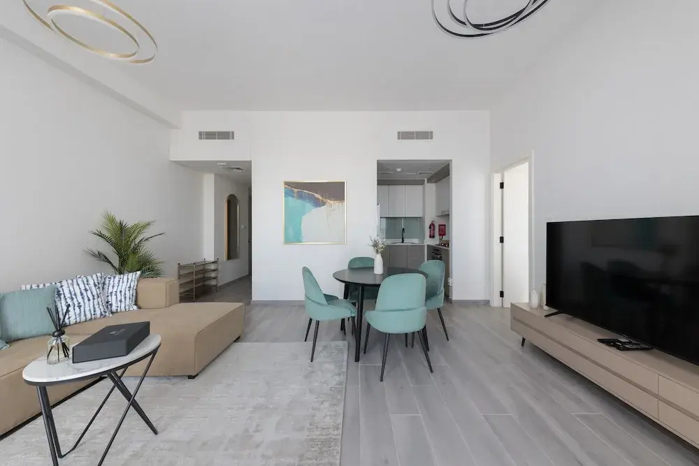 Fresh And Quiet 1BR at Noor 4 Tower