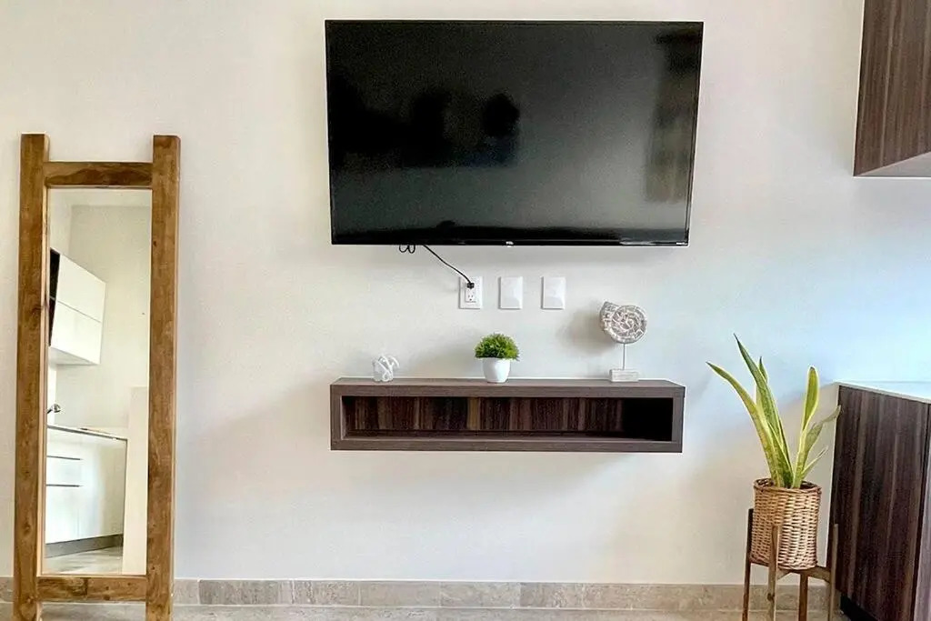 Fresh and Stylish Studio Aldea Zama rooftop pool Mya 109