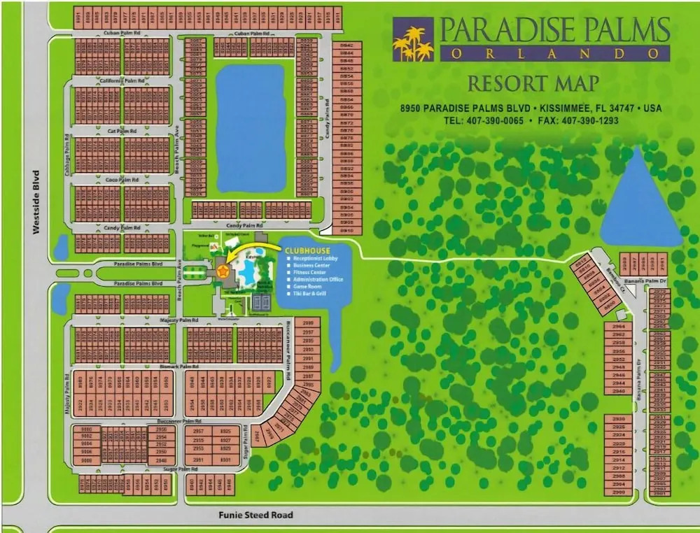 Paradise Palms-4 Bed Townhome w/Splashpool-3032PP