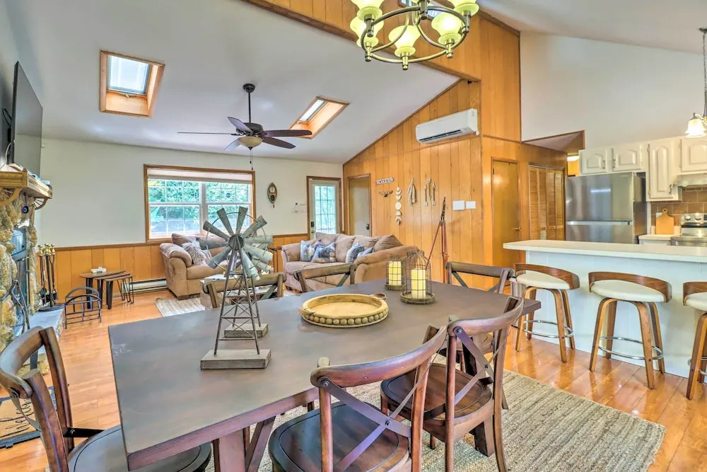 Walk to Wolf Run Lake: Cottage w/ Furnished Deck