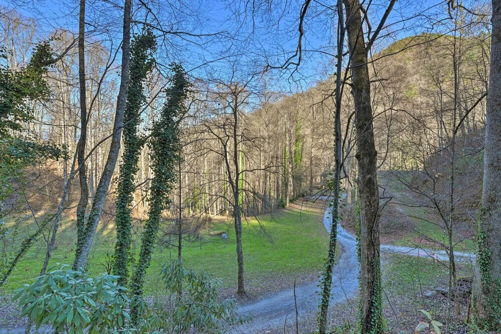 Secluded Bryson City Home w/ Deck, Steps to Creek!