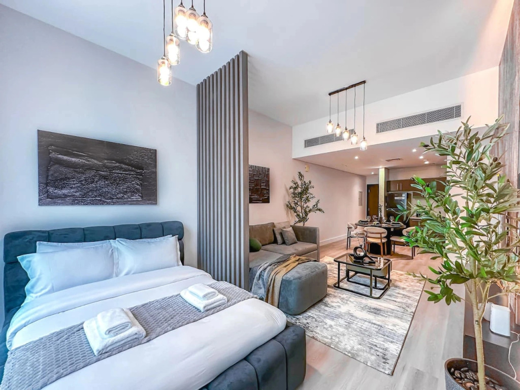 Квартира Marina Elegance: Walk to JBR Beach & Ain Dubai