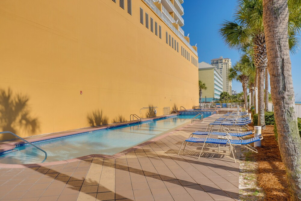 Unwind Poolside, Walk to Shore! 12th-floor PCB Gem