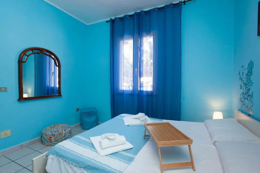 Blue house in santa Lucia