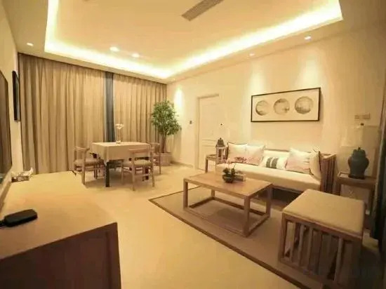 There is a homestay (Haikou Volcano Shop)