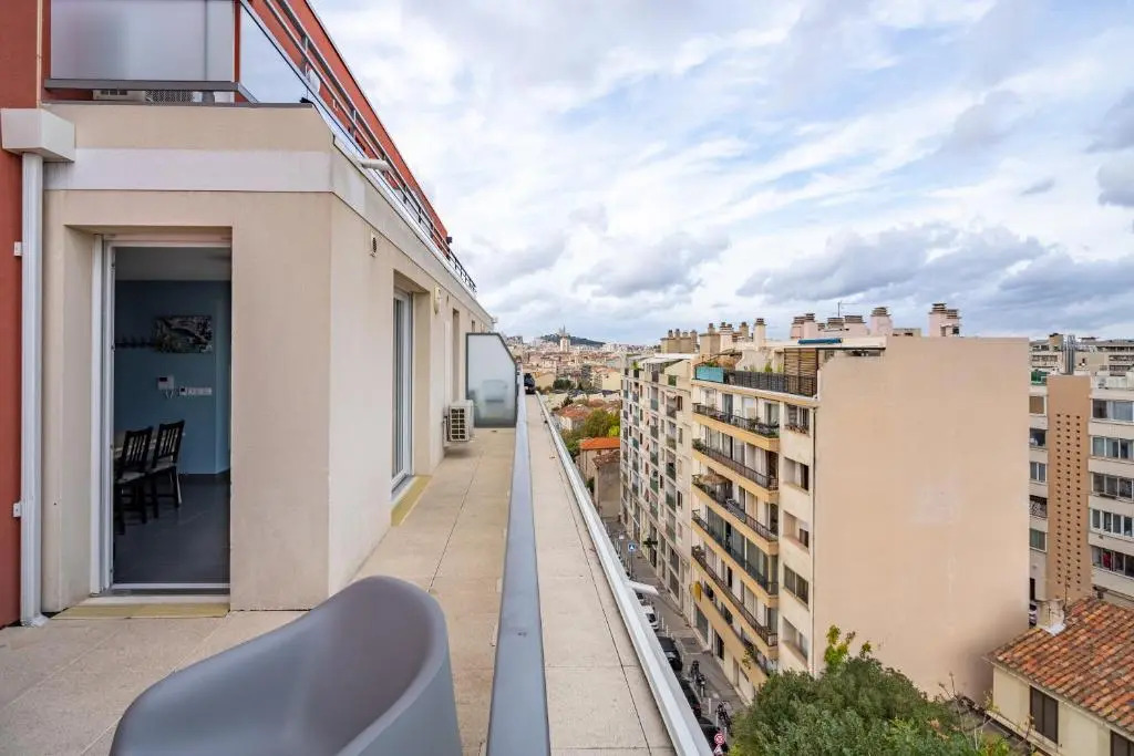 "Chez Marius" Appartement avec terrasse pour 4 personnes à Marseille