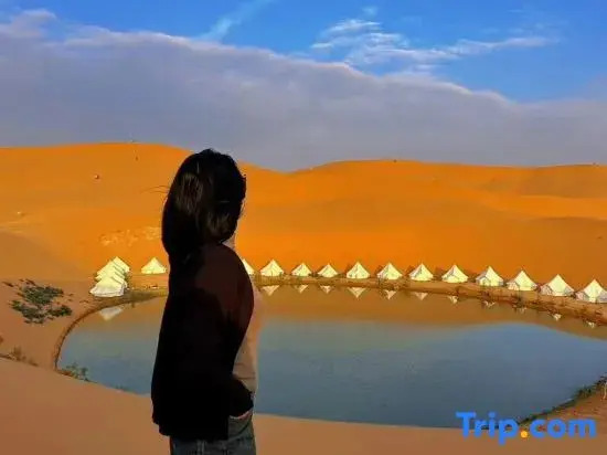 The desert camping hotel of the proprietress of Shapotou, Zhongwei