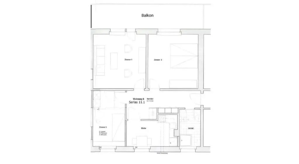Seeblick an Luxusmeile 4P, 70m2 - Parkplatz, S11-1