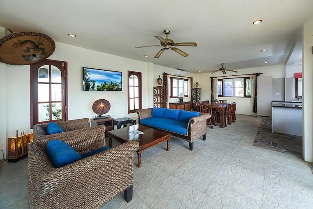 8 Bedroom Twin villas on Samrong Bay beach front resort