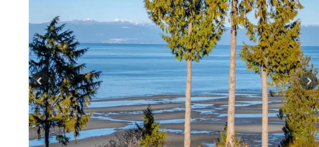 Ocean side & garden view Nanaimo house