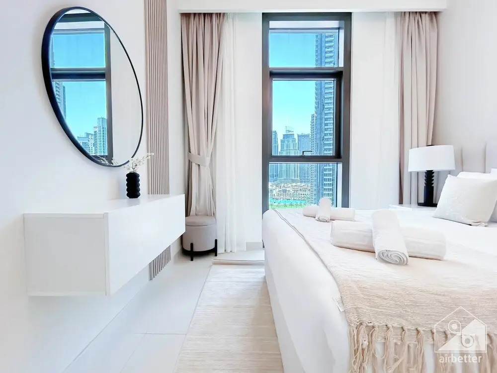 Luxury Burj Crown 4bedroom Balcony & Downtown View