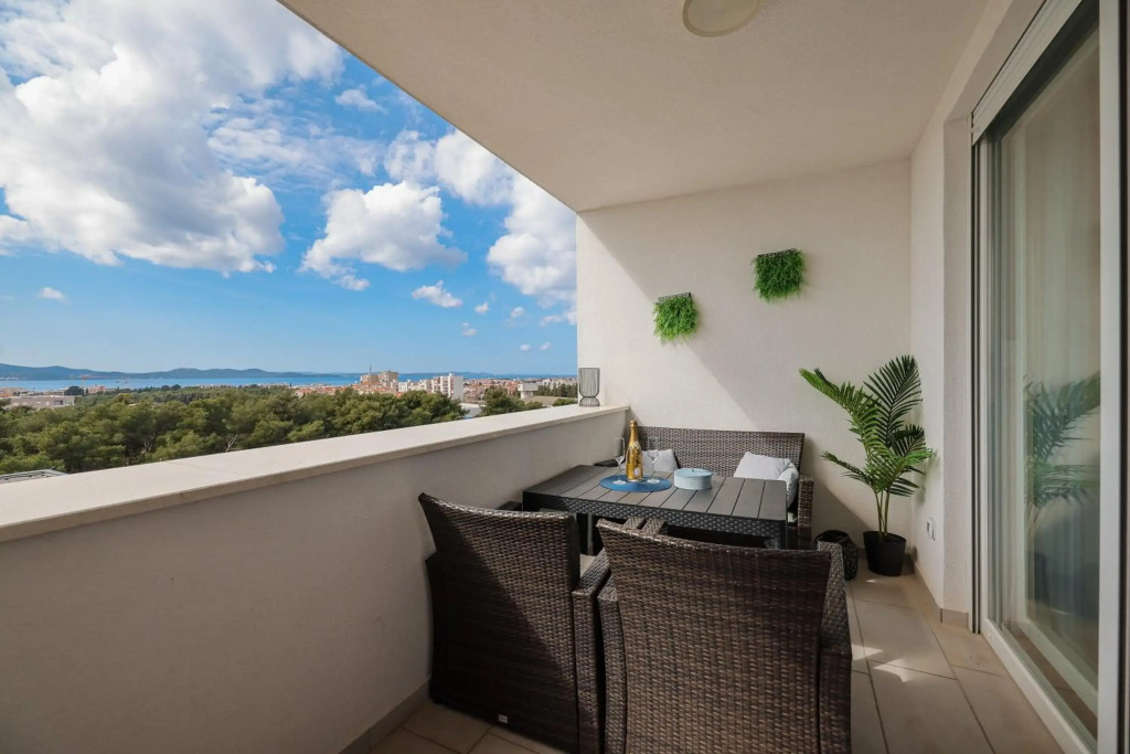 Stella Maris **** balcony, sea view, garage, BBQ