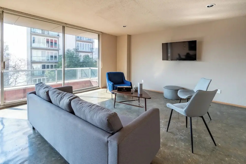 Polanco Flat - Laundry- Parking-elevator-sleeps 10