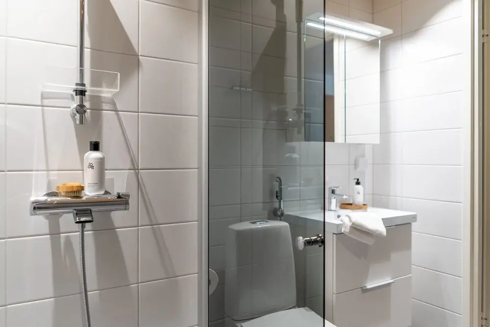 Private sauna and balcony in Kakola